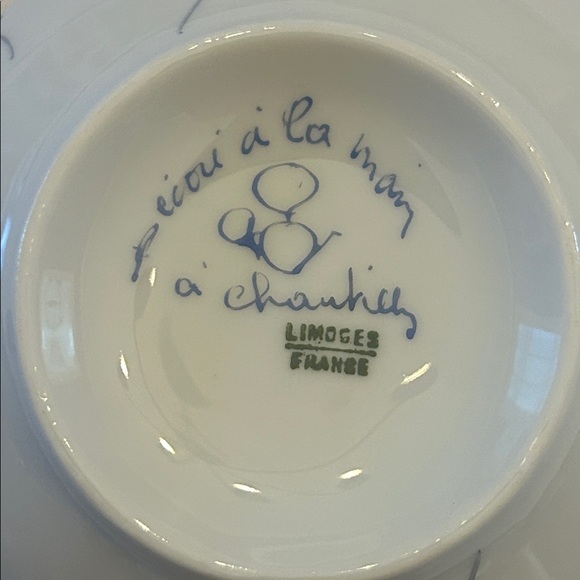 Limoges France Cream Soup Bowl Vintage - Picture 4 of 8